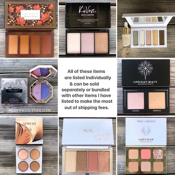 FACE PALETTES - All Listed Individually MSRP $396